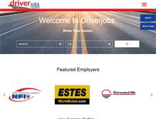 Tablet Screenshot of driverjobs.com