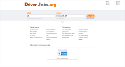 Desktop Screenshot of driverjobs.org
