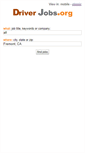 Mobile Screenshot of driverjobs.org